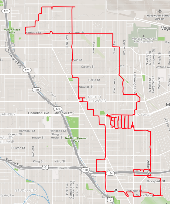 Ride map